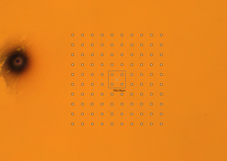 Tilt measurement points