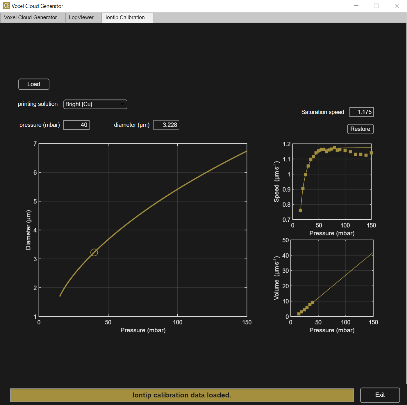 Calibration App GUI