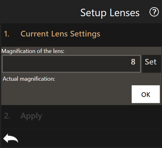 Setup Lenses workflow