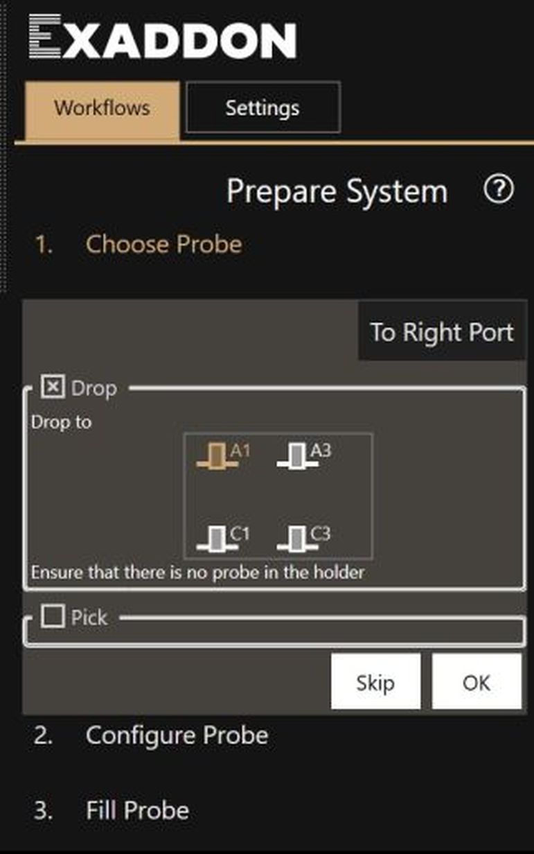 Drop probe