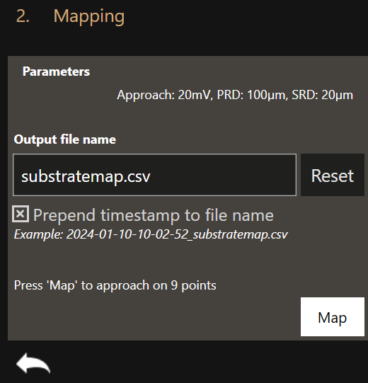 Mapping parameters