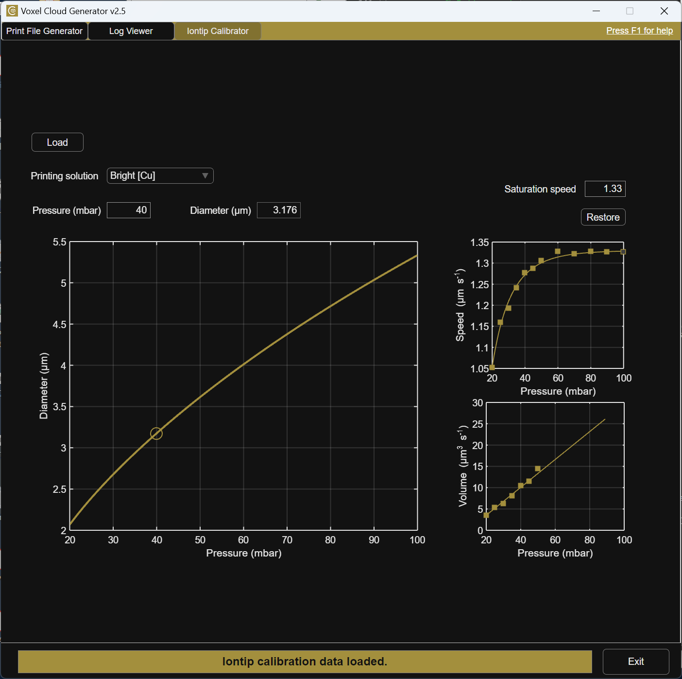 Calibration App GUI
