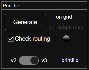 Print File Version switch